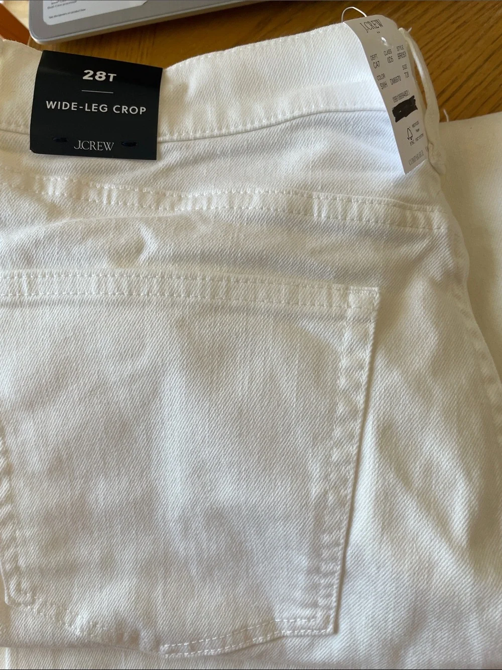 J. Crew Factory Tall wide-leg jean in all-day stretch Size 28 Tall NEW w/ Tag